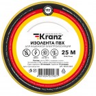 Kranz 09-2207 ∙ Изолента ПВХ REXANT 19 мм х 25 м, желто-зеленая, упаковка 5 роликов ∙ кратно 5 рулон