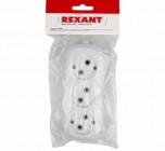 Rexant 11-8703 ∙ Колодка 3 гнезда без заземления REXANT
