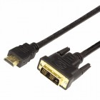 Rexant 17-6305 ∙ Шнур HDMI - DVI-D с фильтрами, длина 3 метра (GOLD) (PE пакет) REXANT ∙ кратно 10 шт