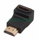 Rexant 17-6805 ∙ Переходник штекер HDMI - гнездо HDMI, угловой REXANT ∙ кратно 10 шт
