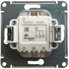Schneider Electric 3-кл. СП Glossa 10А IP20 (сх. 3) 10AX перламутр SchE GSL000631