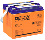 DELTA battery DTM 1233 I ∙ Аккумулятор 12В 33 А∙ч