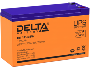 DELTA battery HR 12-28 W ∙ Аккумулятор 12В 7 А∙ч