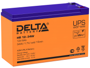 DELTA battery HR 12-34 W ∙ Аккумулятор 12В 9 А∙ч