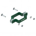 DoorHan KIT/HO-60/AV/RAL6005 Комплект хомута одностороннего для столба 60х60 (антивандальный) RAL 6005 (зеленый)