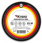 Kranz KR-09-2101 ∙ Изолента ПВХ KRANZ 0.13х15 мм, 25 м, белая (5 шт./уп.)
