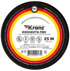 Kranz KR-09-2106 ∙ Изолента ПВХ KRANZ 0.13х15 мм, 25 м, черная (5 шт./уп.)