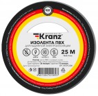 Kranz KR-09-2208 ∙ Изолента ПВХ KRANZ 0.13х19 мм, 25 м, серая (5 шт./уп.)