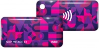 RFID-Брелок ISBC Mifare ID 4 byte nUID (фиолетовый)