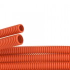 Труба ПНД гибкая гофр. д.16мм, лёгкая без протяжки, 100м, цвет оранжевый DKC 70916