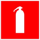 ЗнакПром Знак F04 Огнетушитель (Пленка фотолюм (не гост) 150х150 мм)