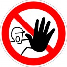 ЗнакПром Знак P06 Доступ посторонним запрещен (Пластик ФЭС-24 200х200х2 мм)