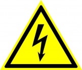 ЗнакПром Знак T05 Опасность поражения электрическим током (Пластик фотолюм (не гост) 300х300х2 мм)
