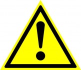 ЗнакПром Знак W09 Внимание. Опасность (прочие опасности) (Пластик ФЭС-24 200х200х2 мм)