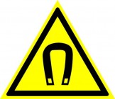 ЗнакПром Знак W13 Магнитное поле (Пластик ФЭС-24 200х200х2 мм)