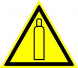 ЗнакПром Знак W19 Газовый баллон (Пленка 200х200 мм)
